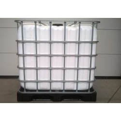 Cuves IBC blanches-opaques 1000 litres de réemploie -palette PVC