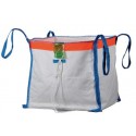 LOT de 10 BIGBAGS neuf 90X90X80, SWL: 1500 kg, - 6/1 - OT avec bandes fluorescentes / OT + sécutité