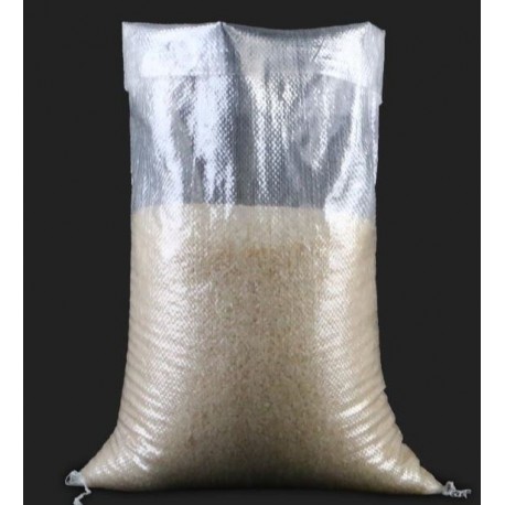 Lot 100 SACS PP neuf Transparents 50X80, SWL: 25 kg , PP tissé non laminé