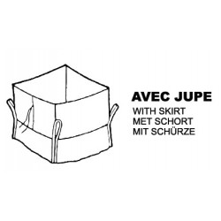 LOT de 10 BIGBAGS neuf 90x90x120, SWL: 1000 kg, JR+FP+SI, sache libre